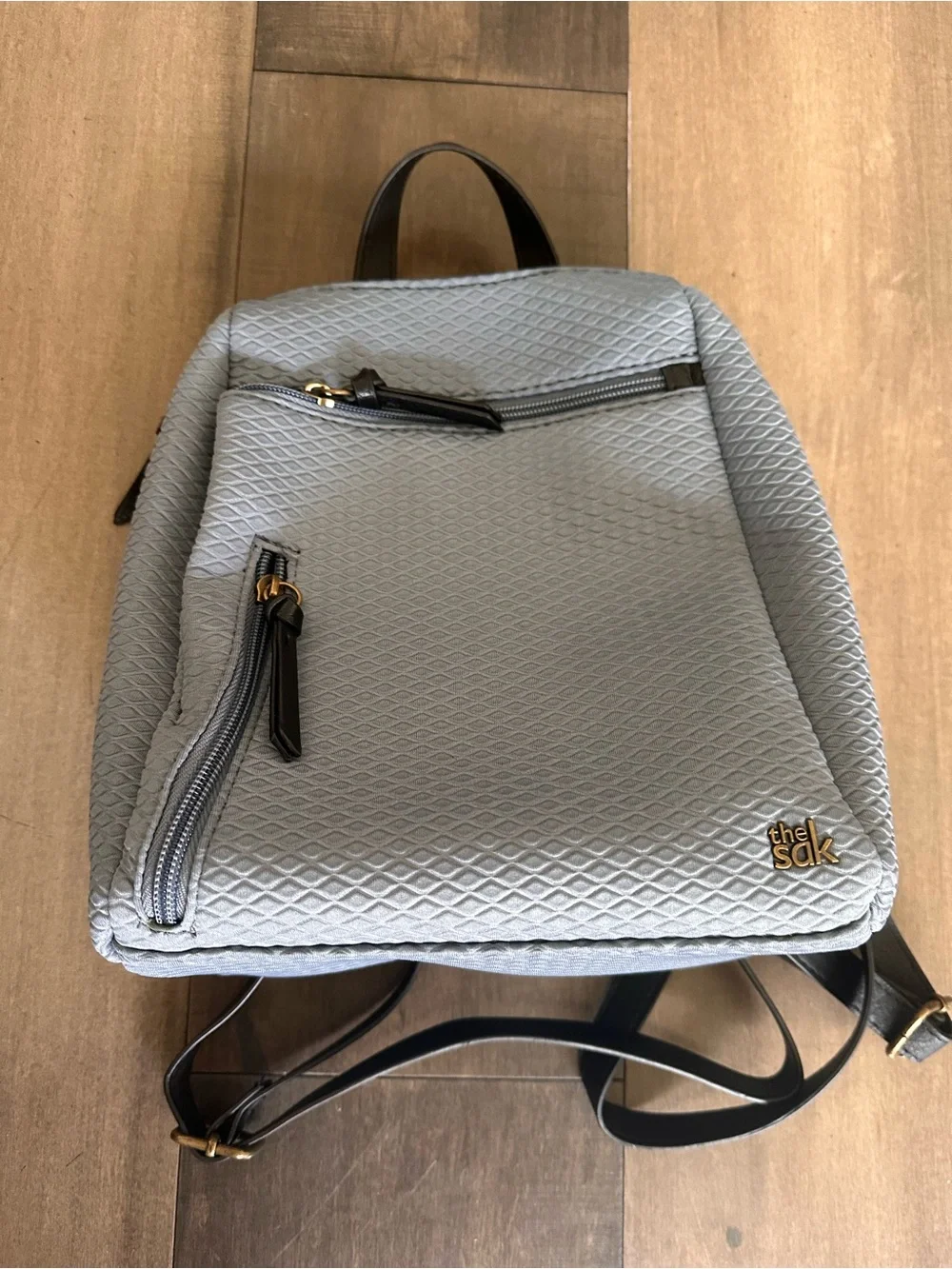 The Sak Quilted Light Blue Women’s Backpack- new, never used
